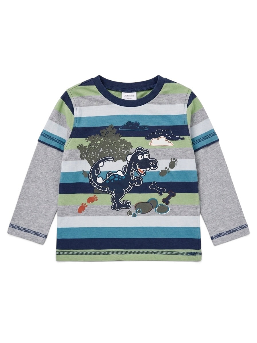 Langarmshirt Dinosaurier