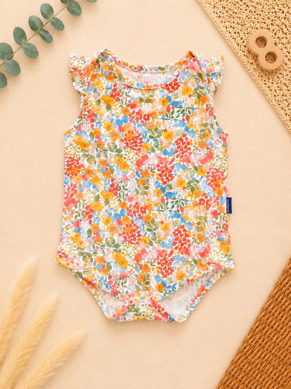 Petit Bateau Body Blumenmuster
