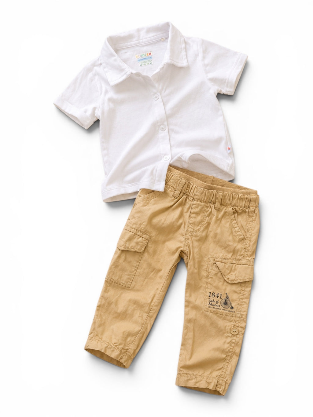 Poloshirt mit moncoeur Hose Set