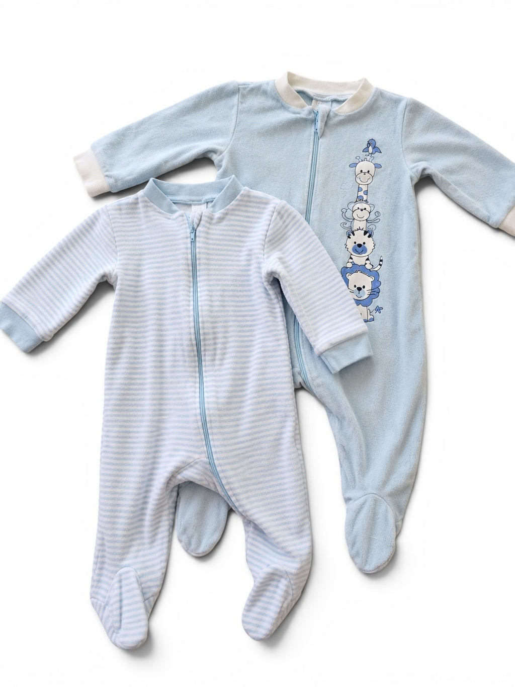 Baby Strampler Set Hellblau