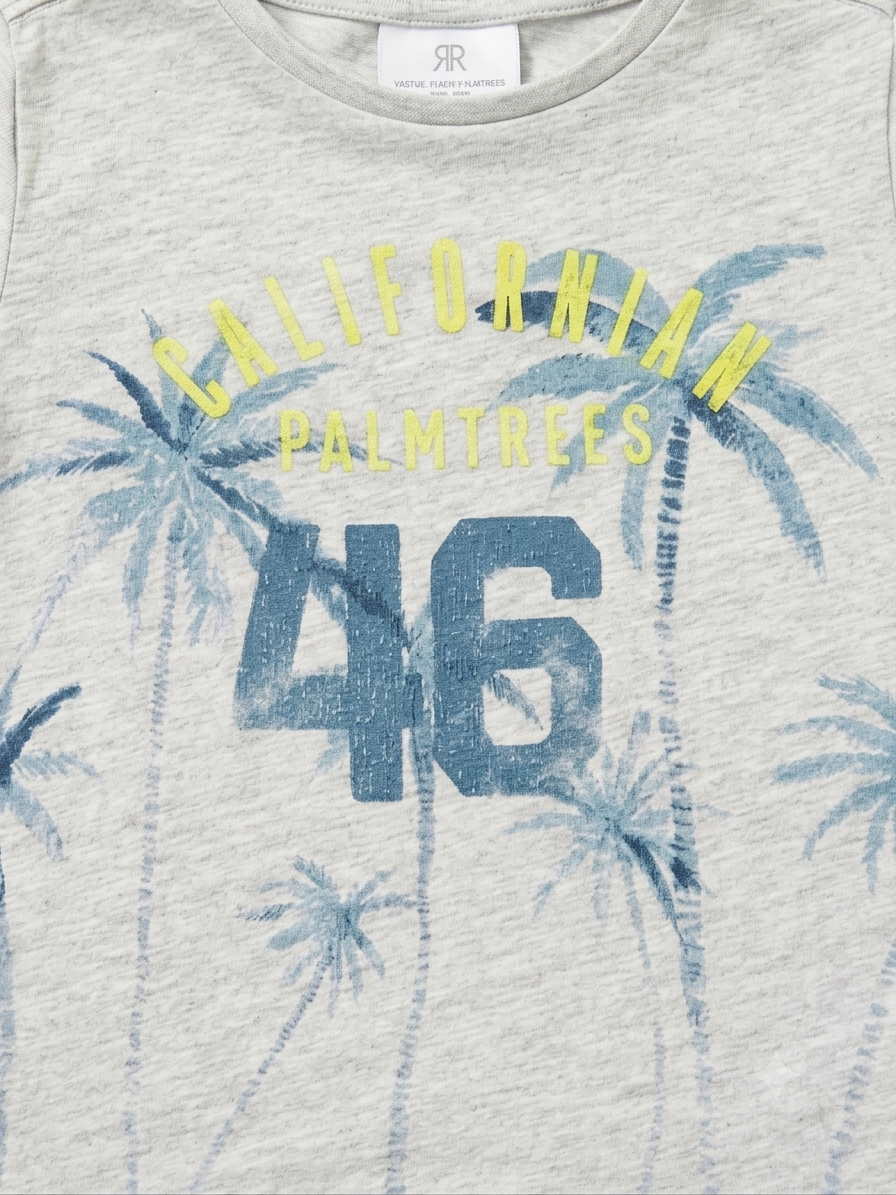 California Palmtrees T-Shirt Grau