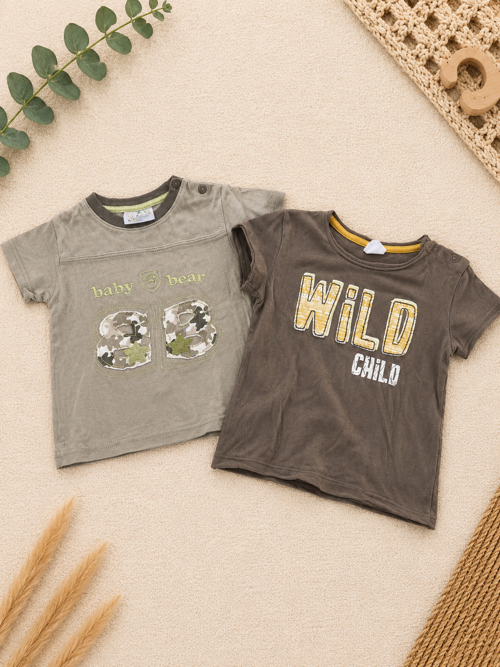 Baby Bear & Wild Child Shirt Bundle
