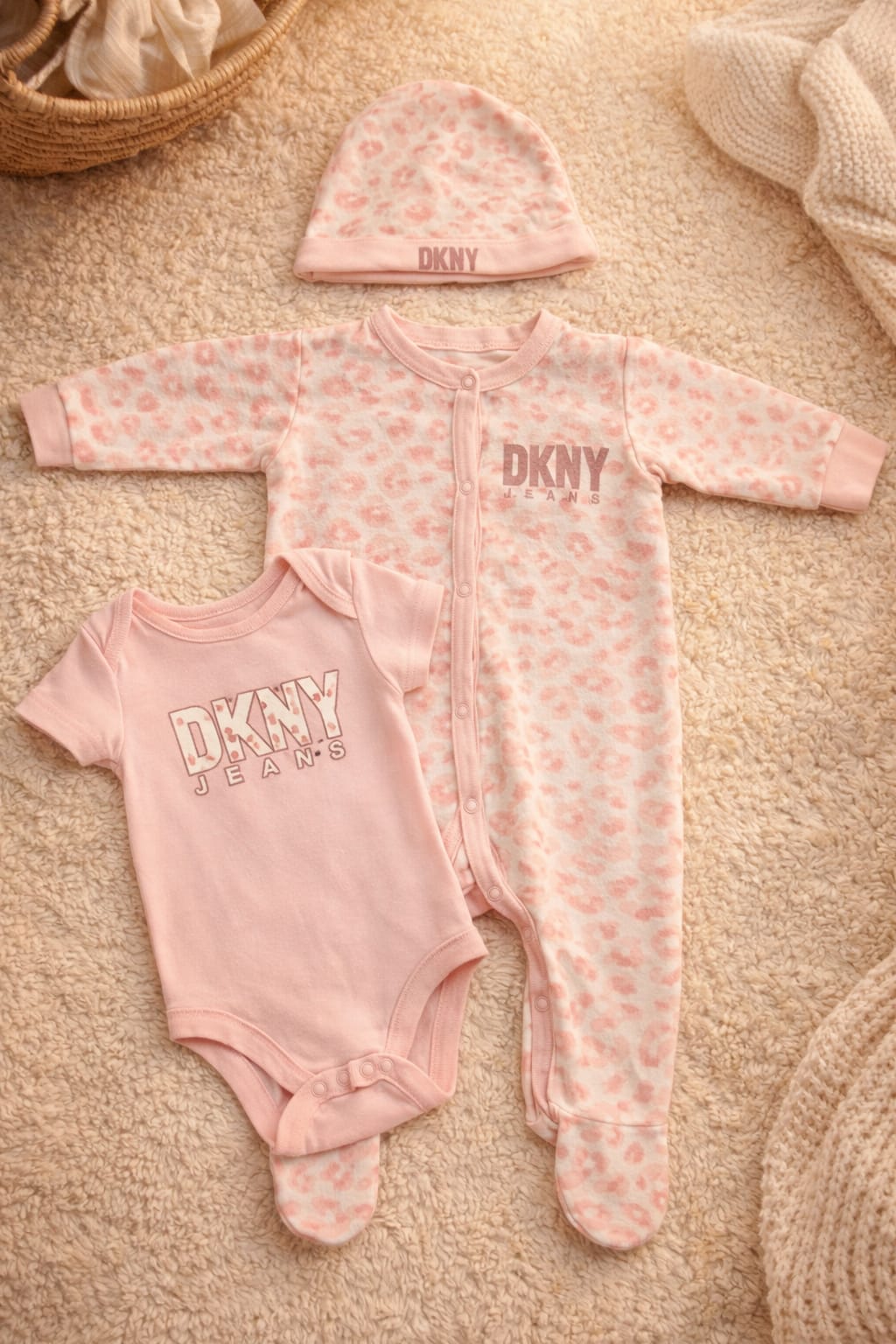 Baby Komplettset DKNY Rosa/Pink