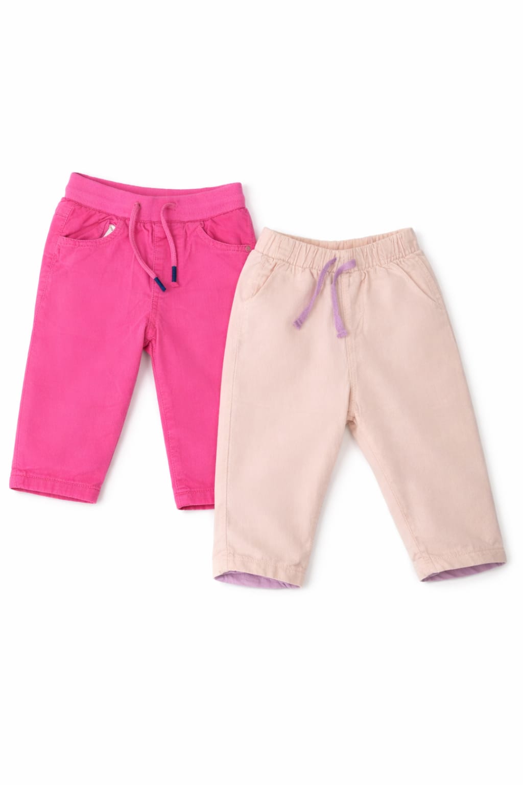 Comfortable corduroy trousers in a set of 2 – soft, playful & suitable for everyday wear