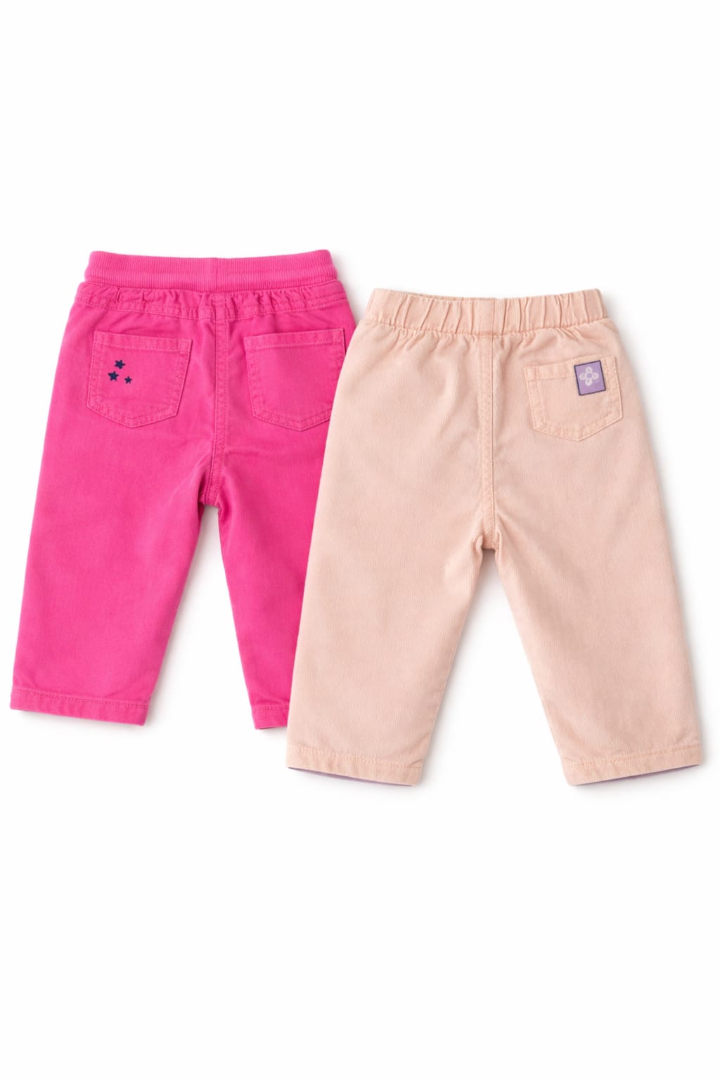 Comfortable corduroy trousers in a set of 2 – soft, playful & suitable for everyday wear