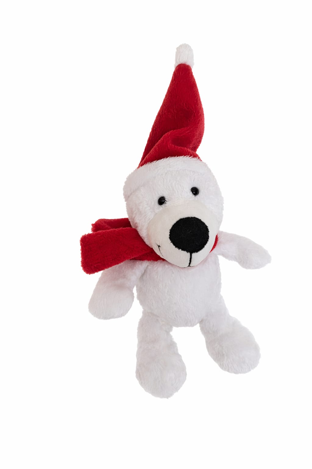 Weihnachts-Plüschhund – festlich, weich & niedlich