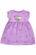 Mädchen Kleid mit Herz-Print