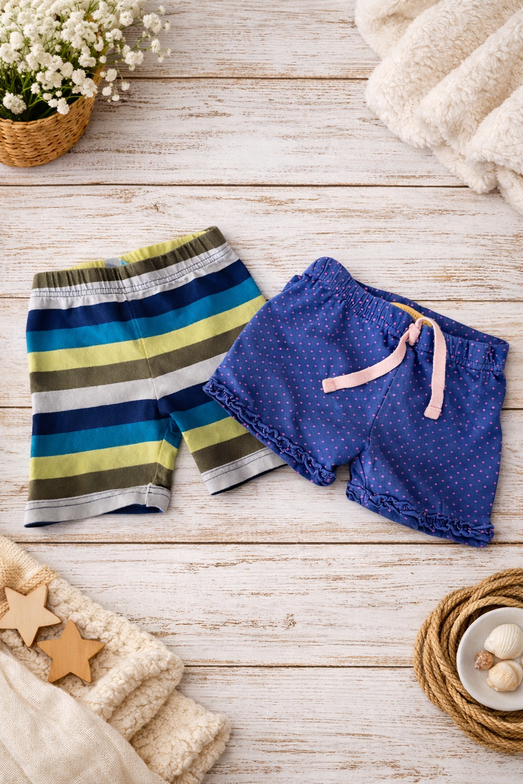2 Kinder Shorts