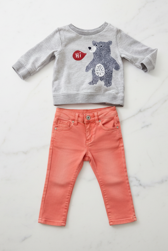 Süßes Baby Set – Pullover & Hose