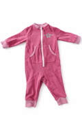 Grenouillère bébé douce – Rose