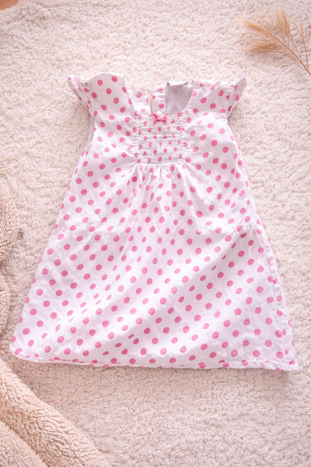 Jolie robe d'été à pois