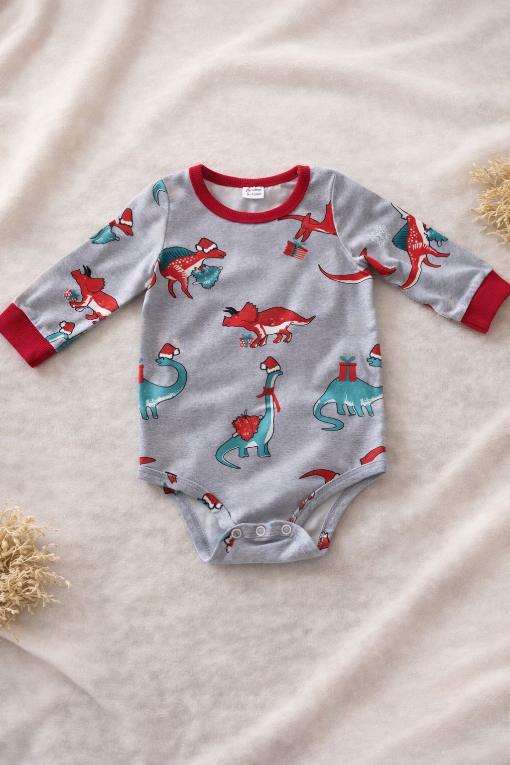 Body de bébé imprimé dinosaure