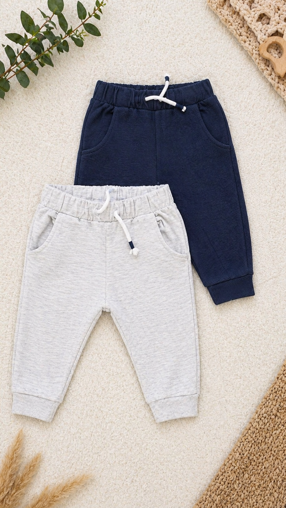 Jogginghosen Set Grau/Blau (2er) C&A