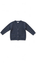 Strickjacke Dunkelgrau