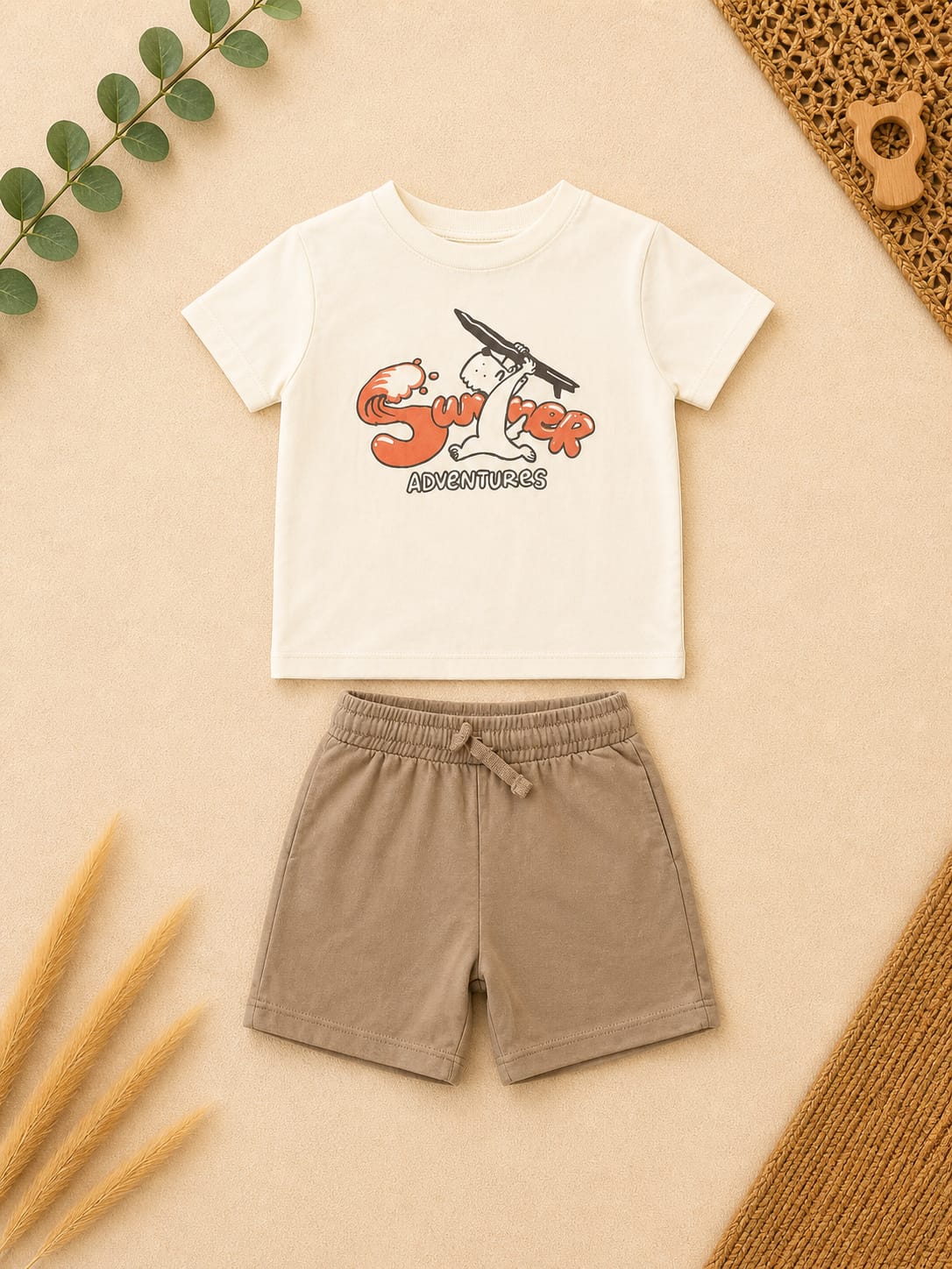 Kinder Sommer Set T-Shirt & Shorts H&M