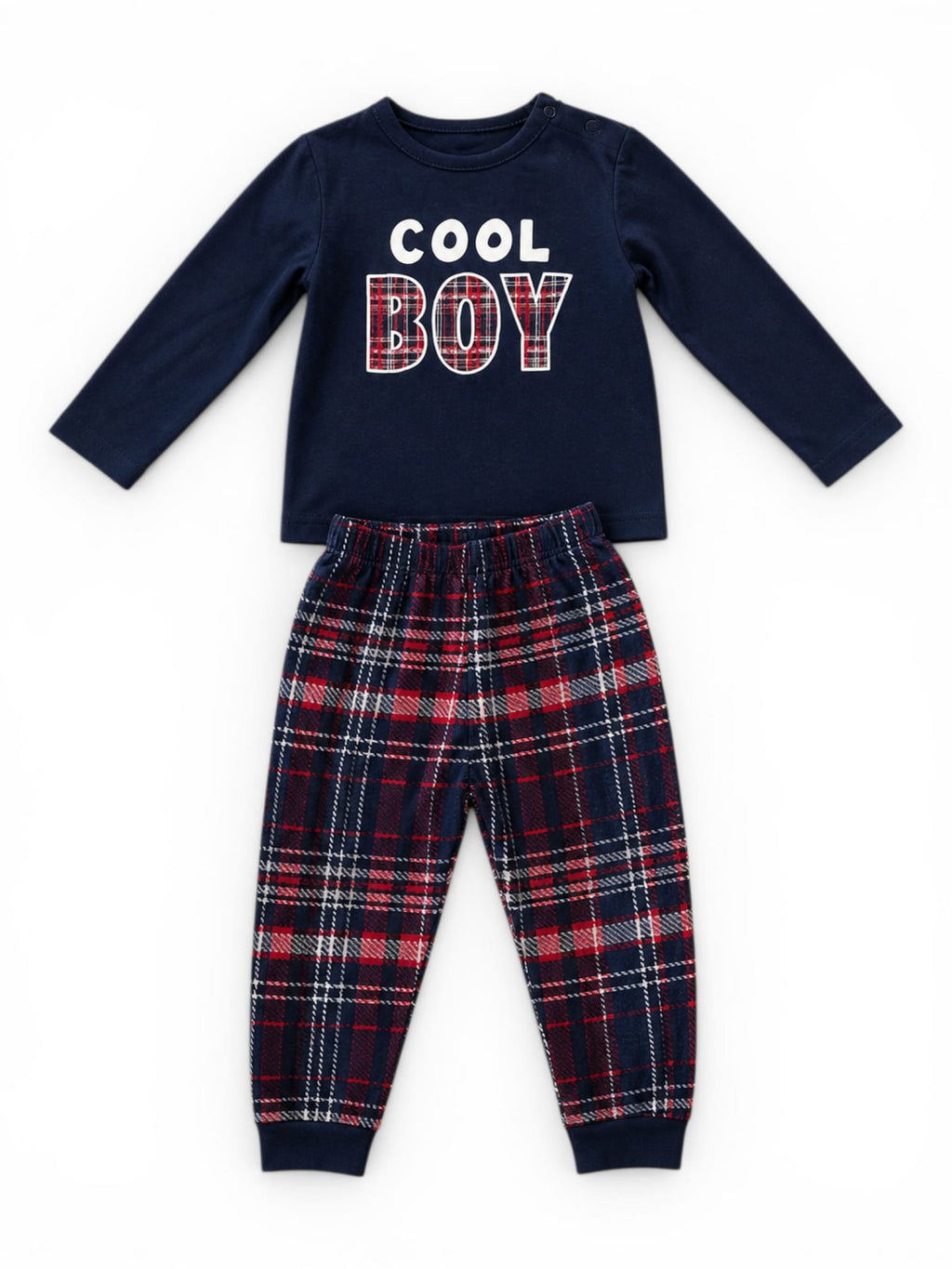 Kinder Set „Cool Boy“ Shirt & Hose Kariert