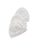 Baby Mützchen 3er-Set Weiß