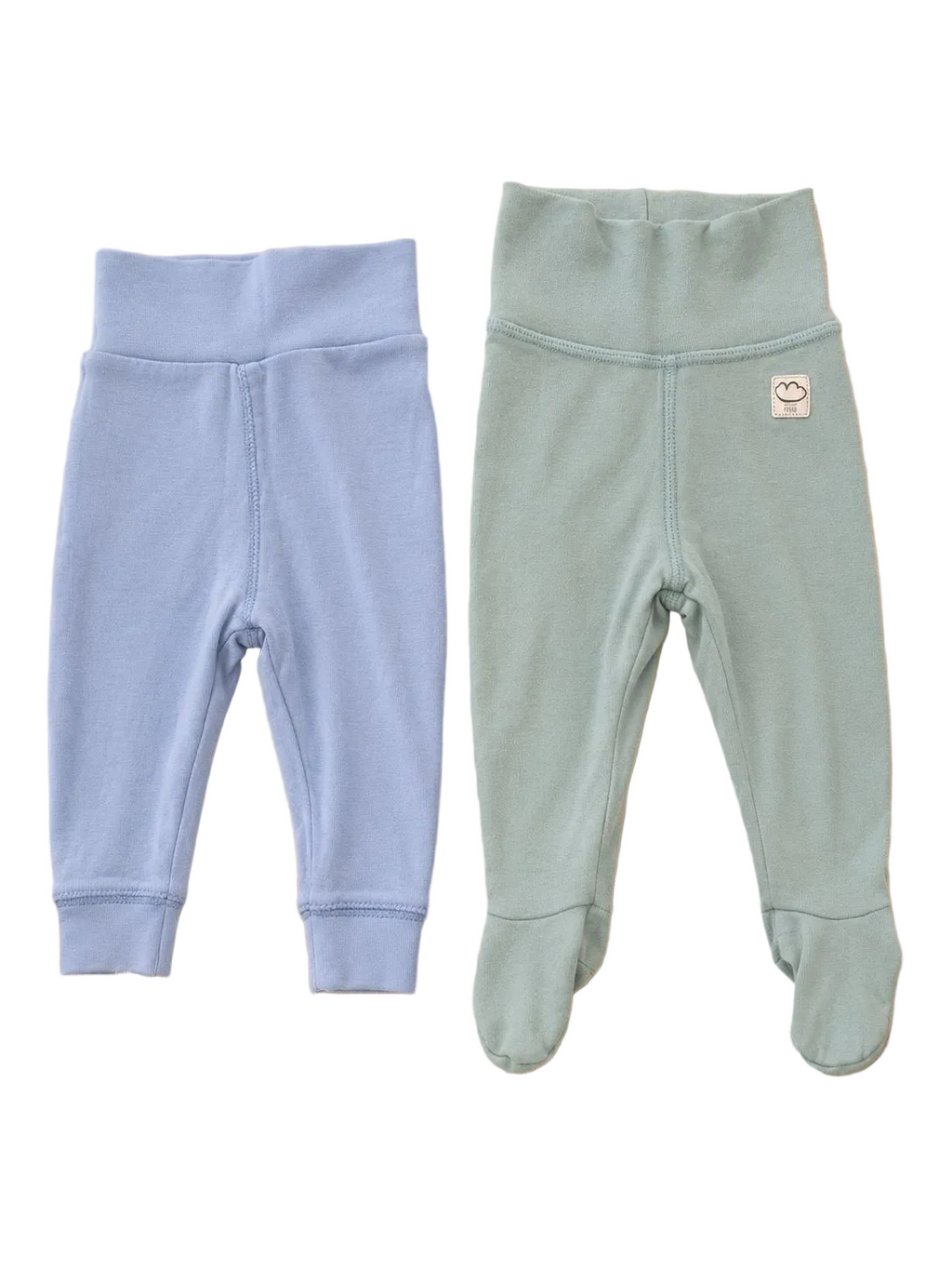 H&M 2er Set Babyhosen Blau & Mint