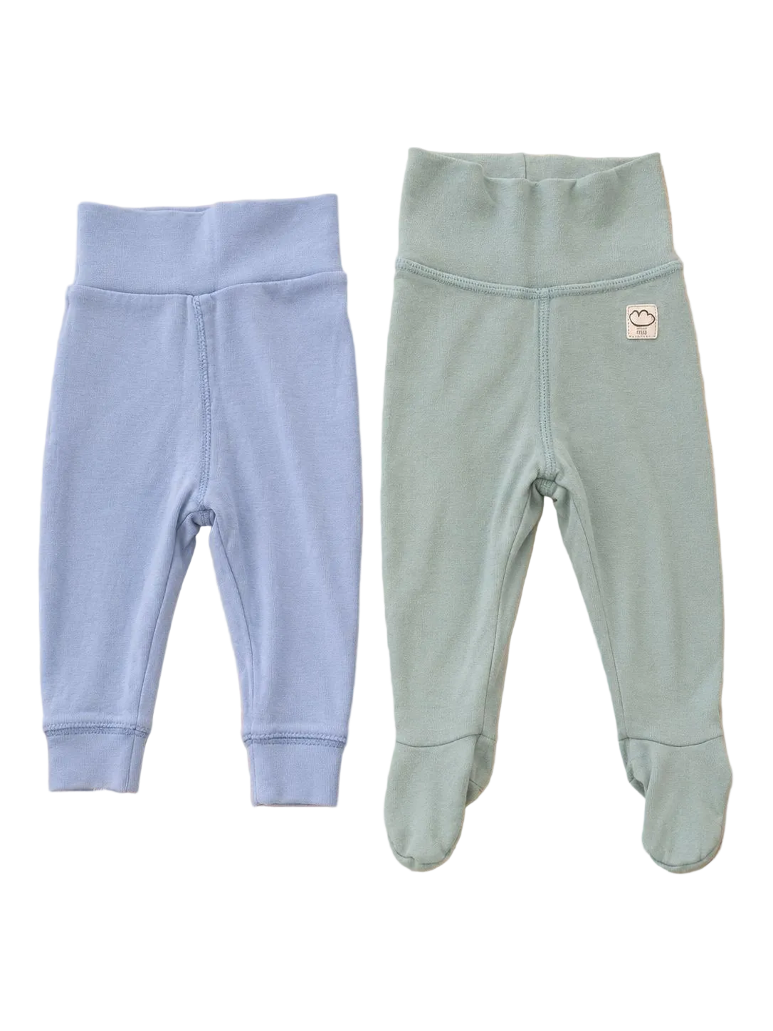 H&M 2er Set Babyhosen Blau & Mint