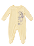 Babystrampler Waldtiere Creme