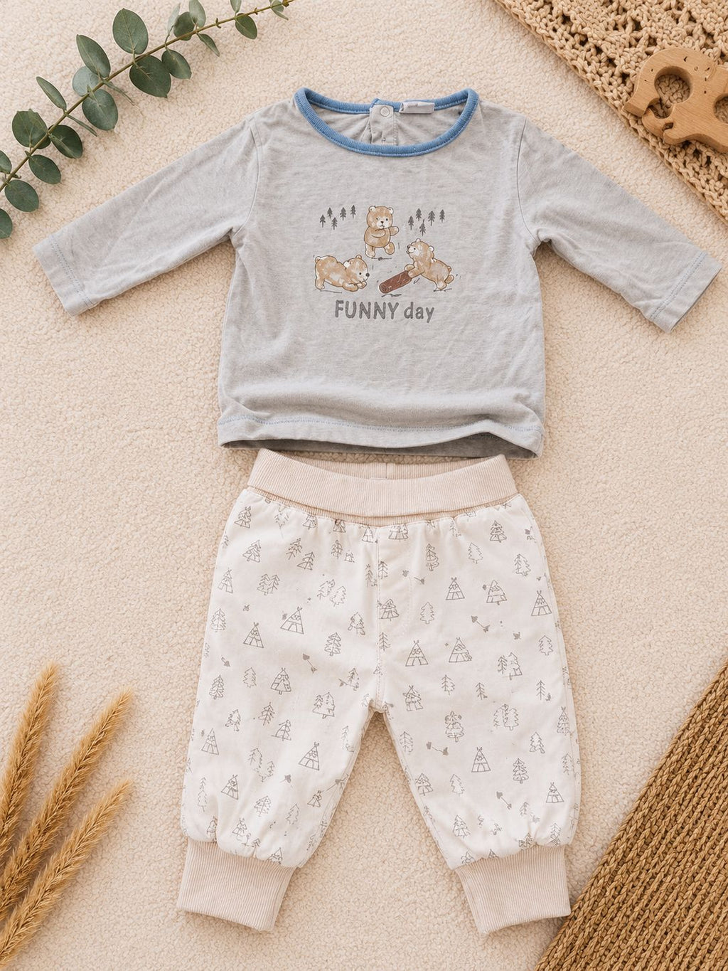 2-teiliges Babyset Funny Day