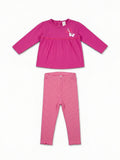 Set Pink Shirt C&A & Rosa Leggings