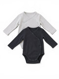 2er-Pack Wickelbody Grau & Navy