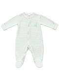 Strampler Streifen Mint