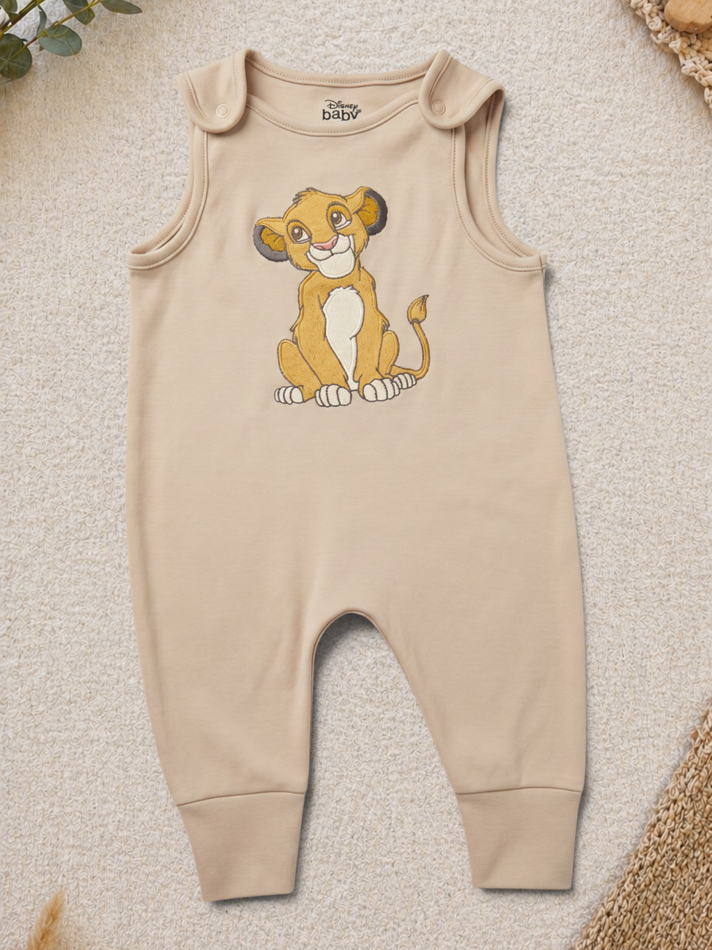 Disney C&A Baby Strampler Beige Simba