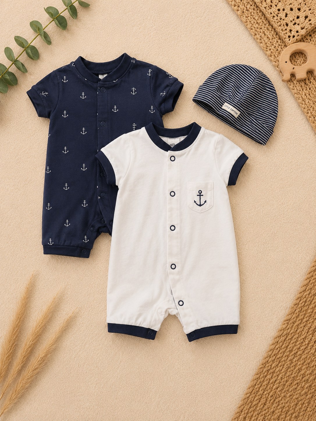 H&M 3er-Set Romper