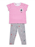 Brums Set Pink Gestreift