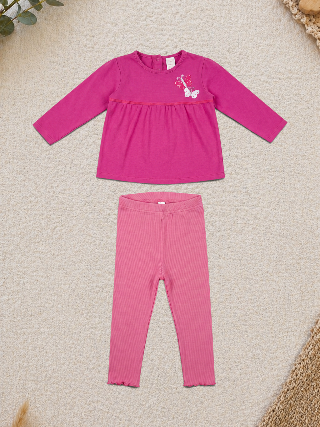 Set Pink Shirt C&A & Rosa Leggings