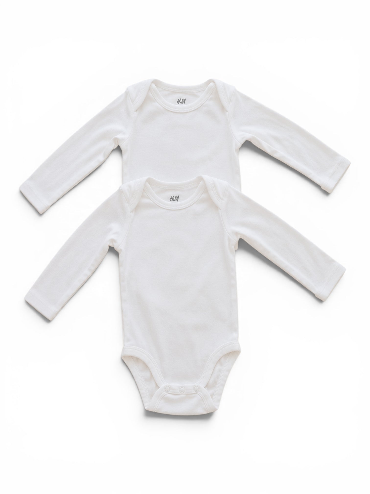 H&M 2er-Pack Body Weiss
