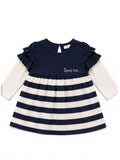 Next "Love Me" Kleid Marine-Weiss gestreift