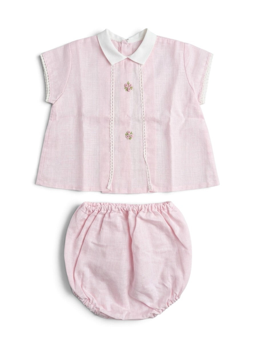 Set Shirt Rosa Höschen Vintage