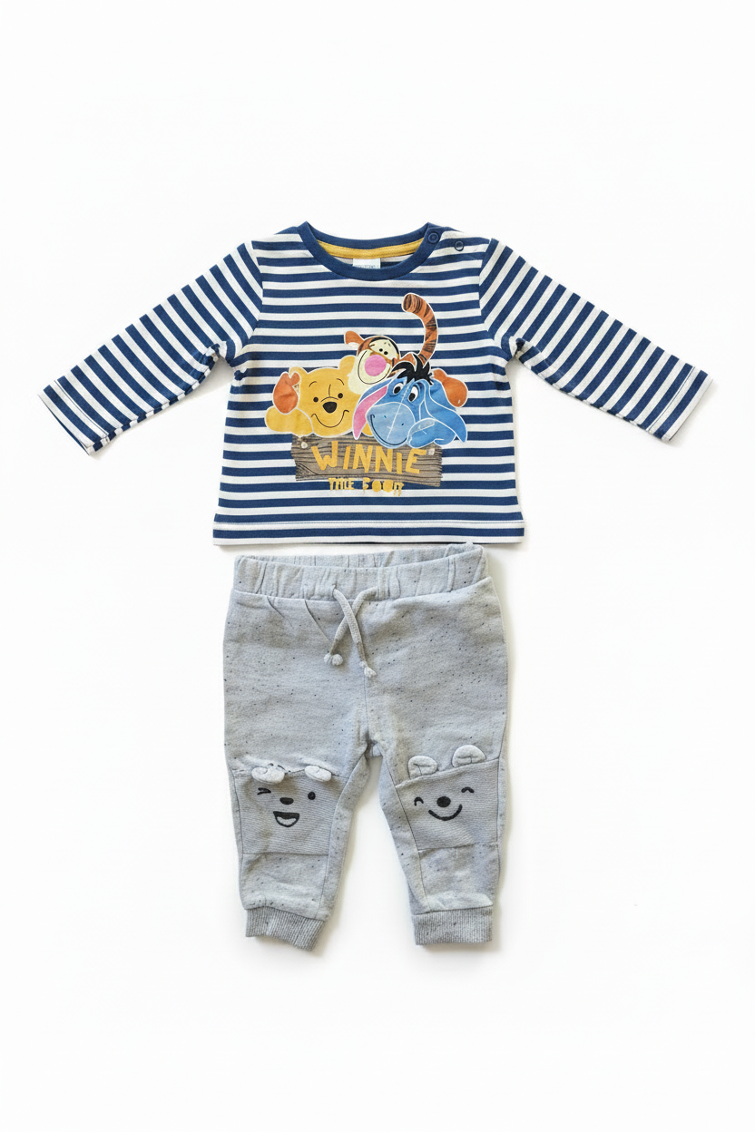 Baby-Set Winnie the Pooh Langarmshirt & Jogginghose C&A