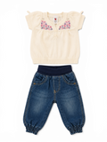 C&A Set Strickshirt & Jeans