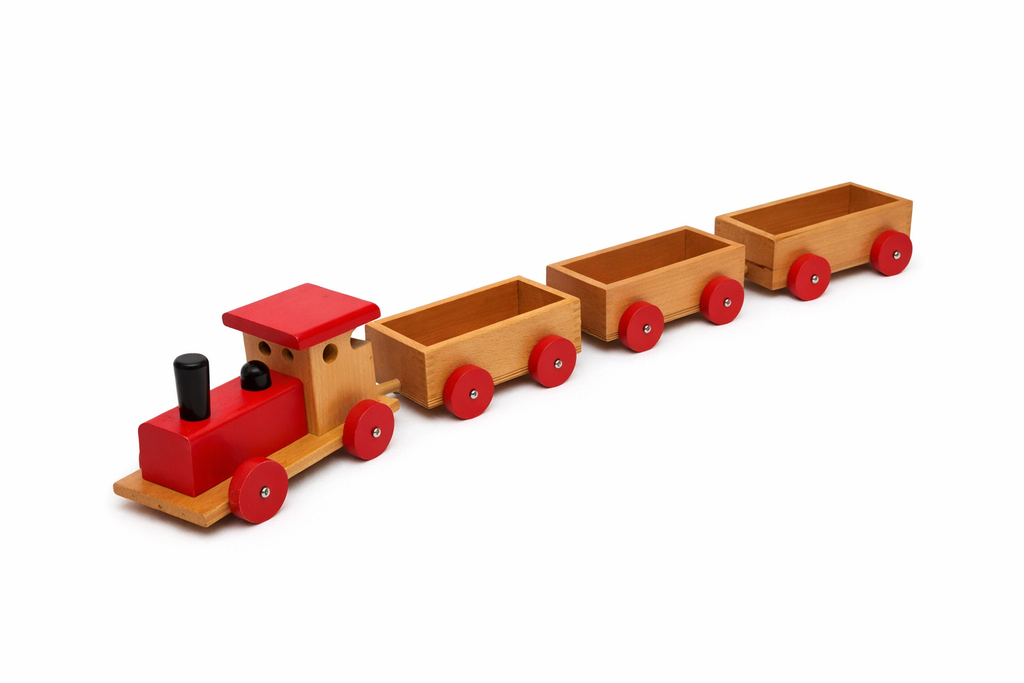 Holzspielzeug Lok