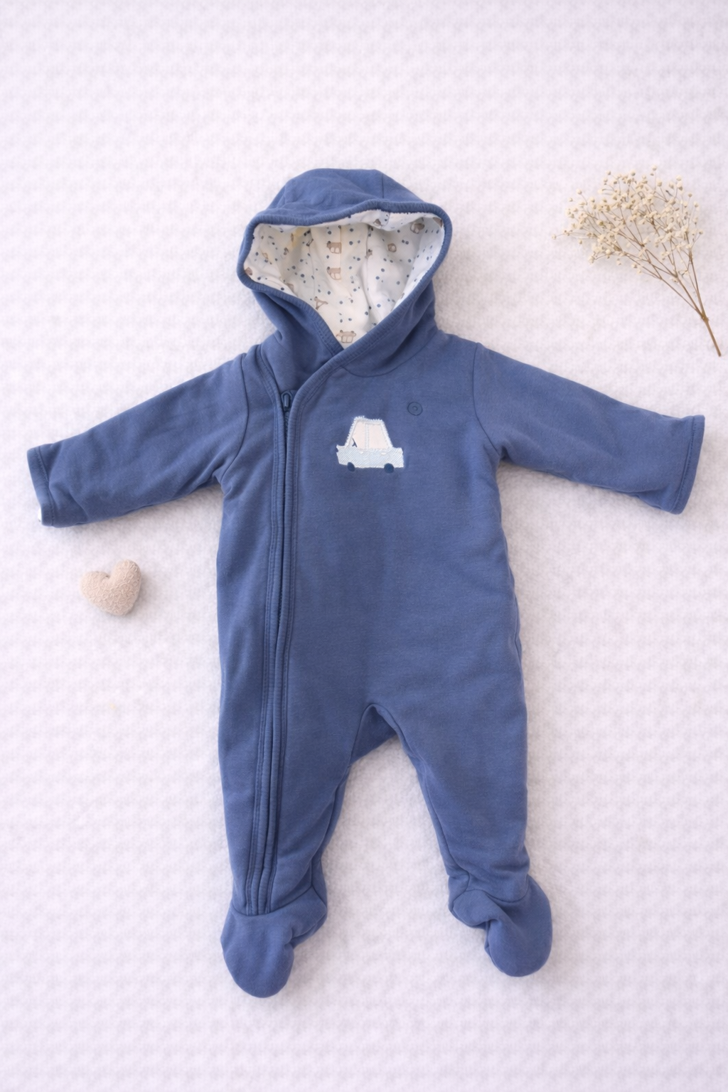 Baby Overall mit Kapuze