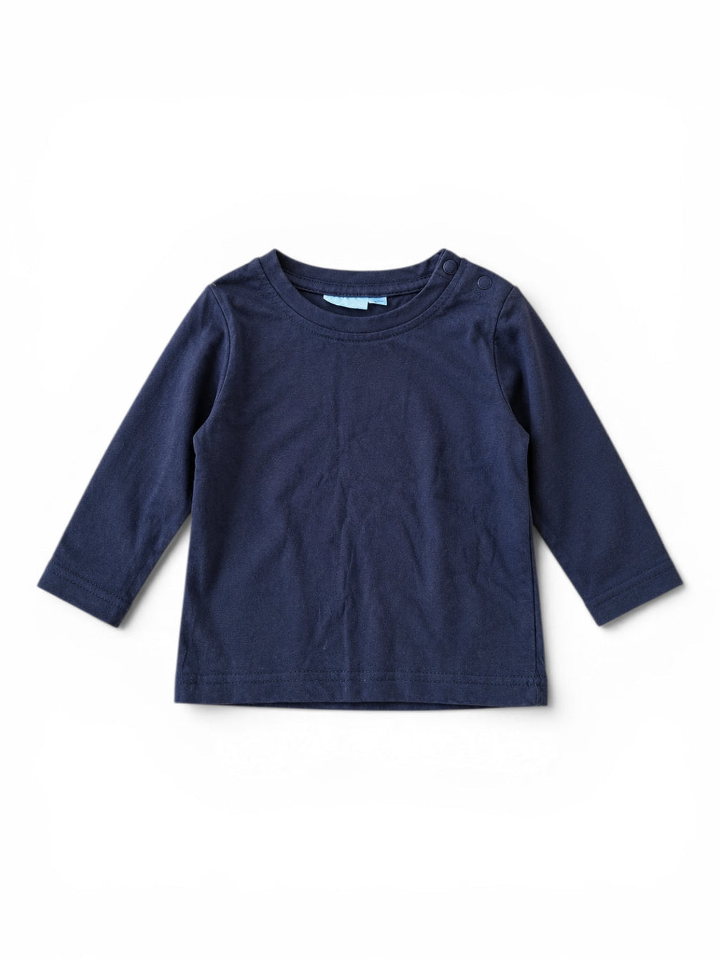 Langarm-Shirt Navy Uni