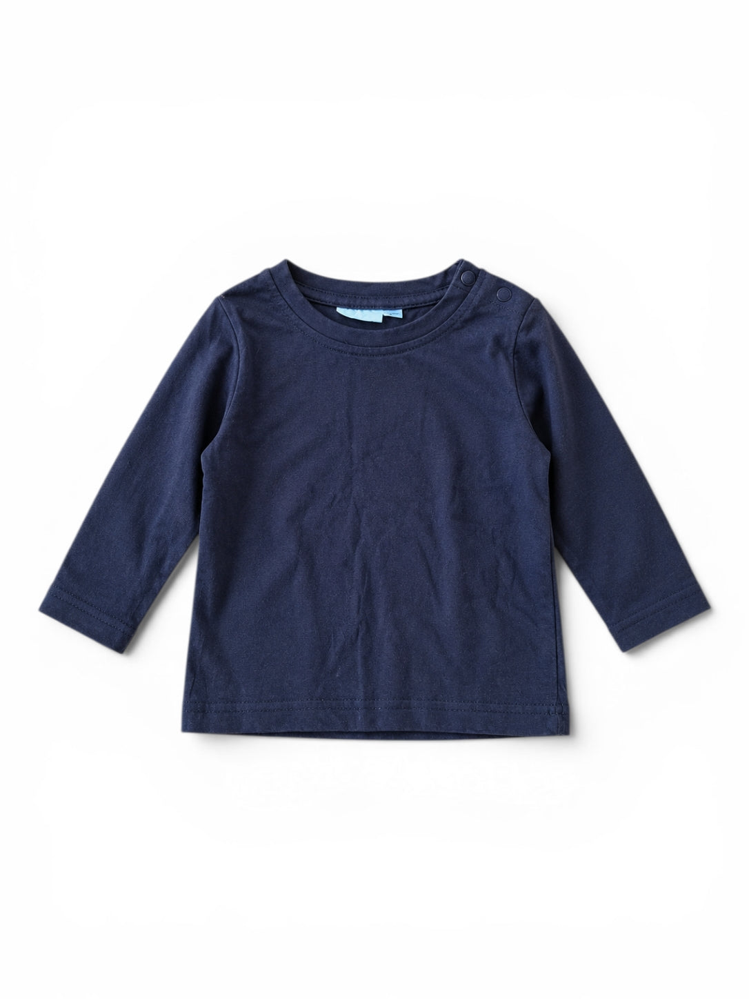 Langarm-Shirt Navy Uni