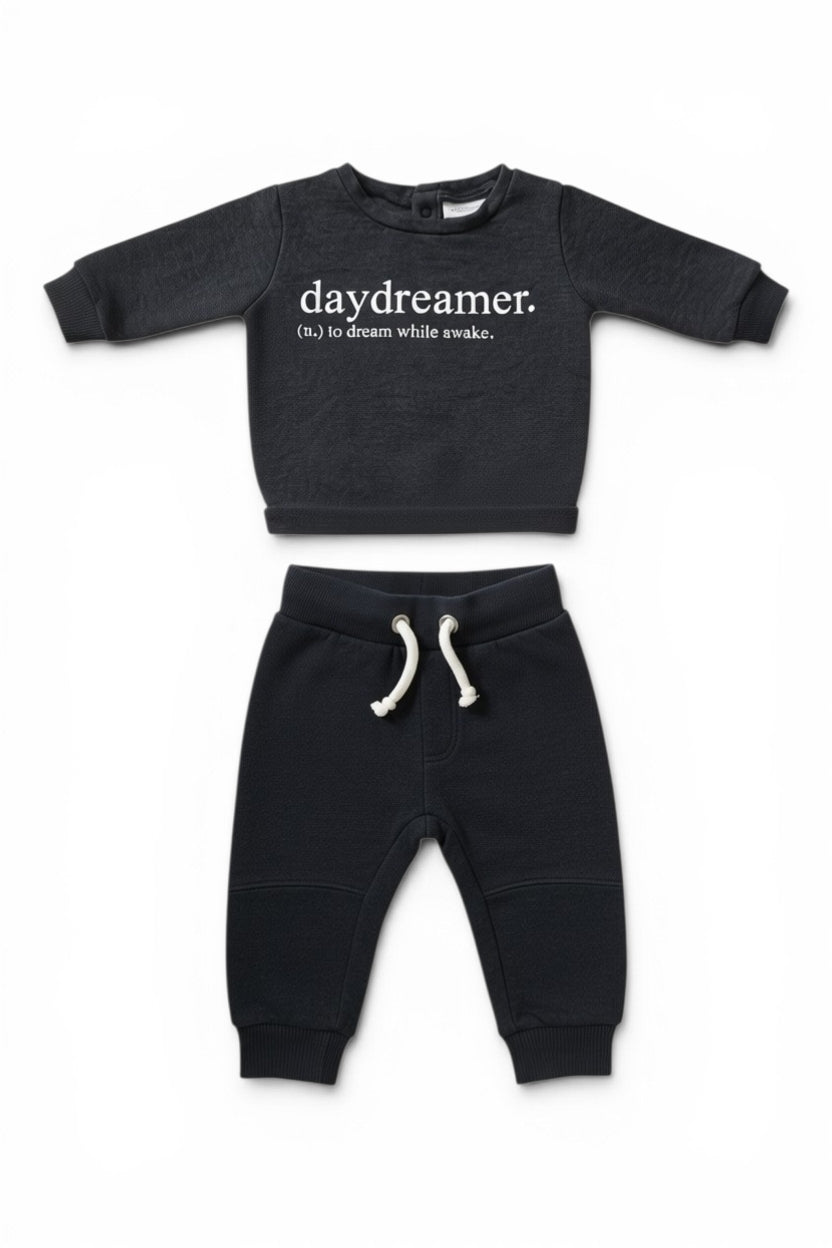 Dirkje & Next 2-teiliges Set Schwarz Daydreamer Sweatshirt & Jogginghose