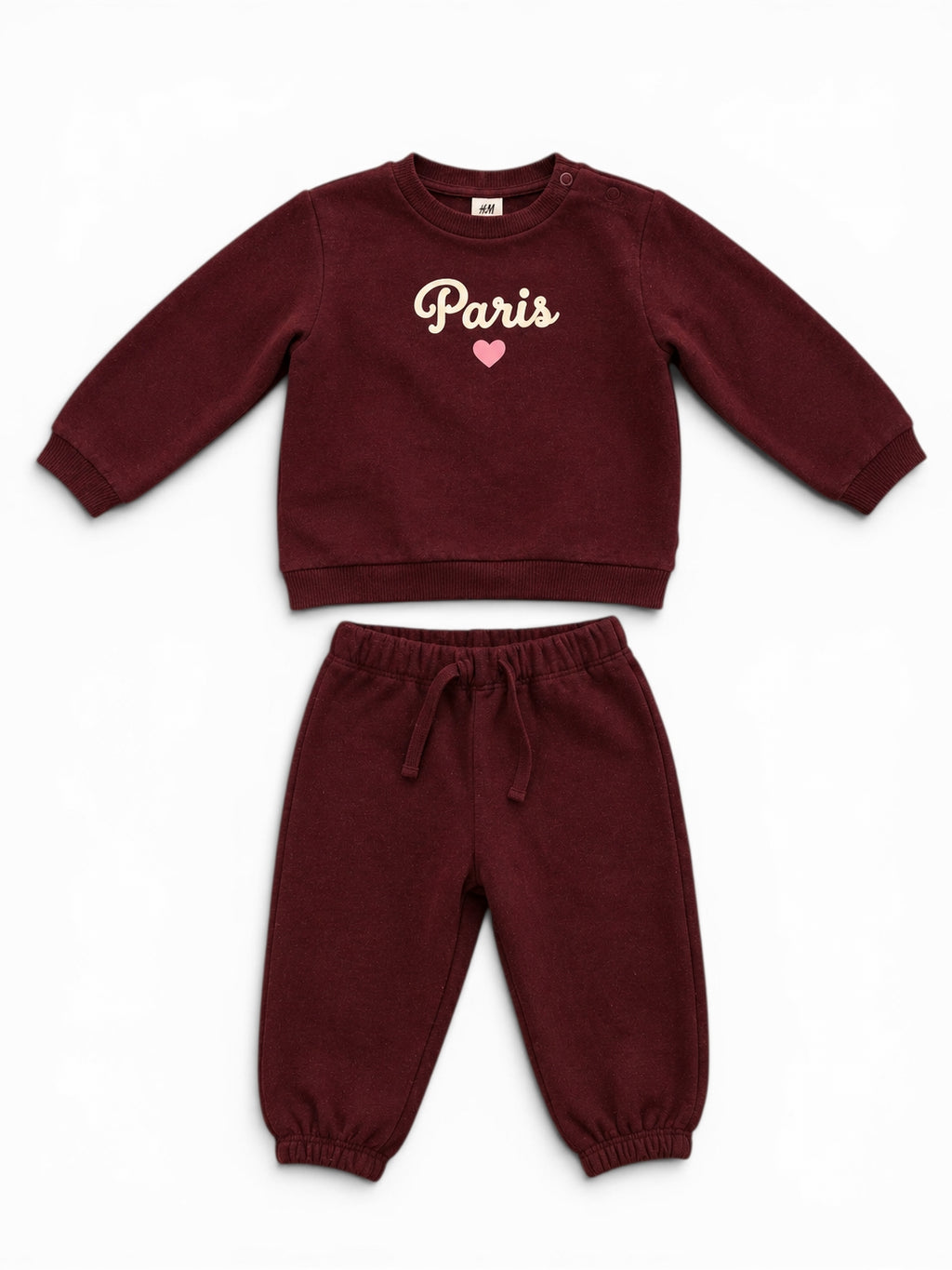 H&M Paris Set Bordeaux