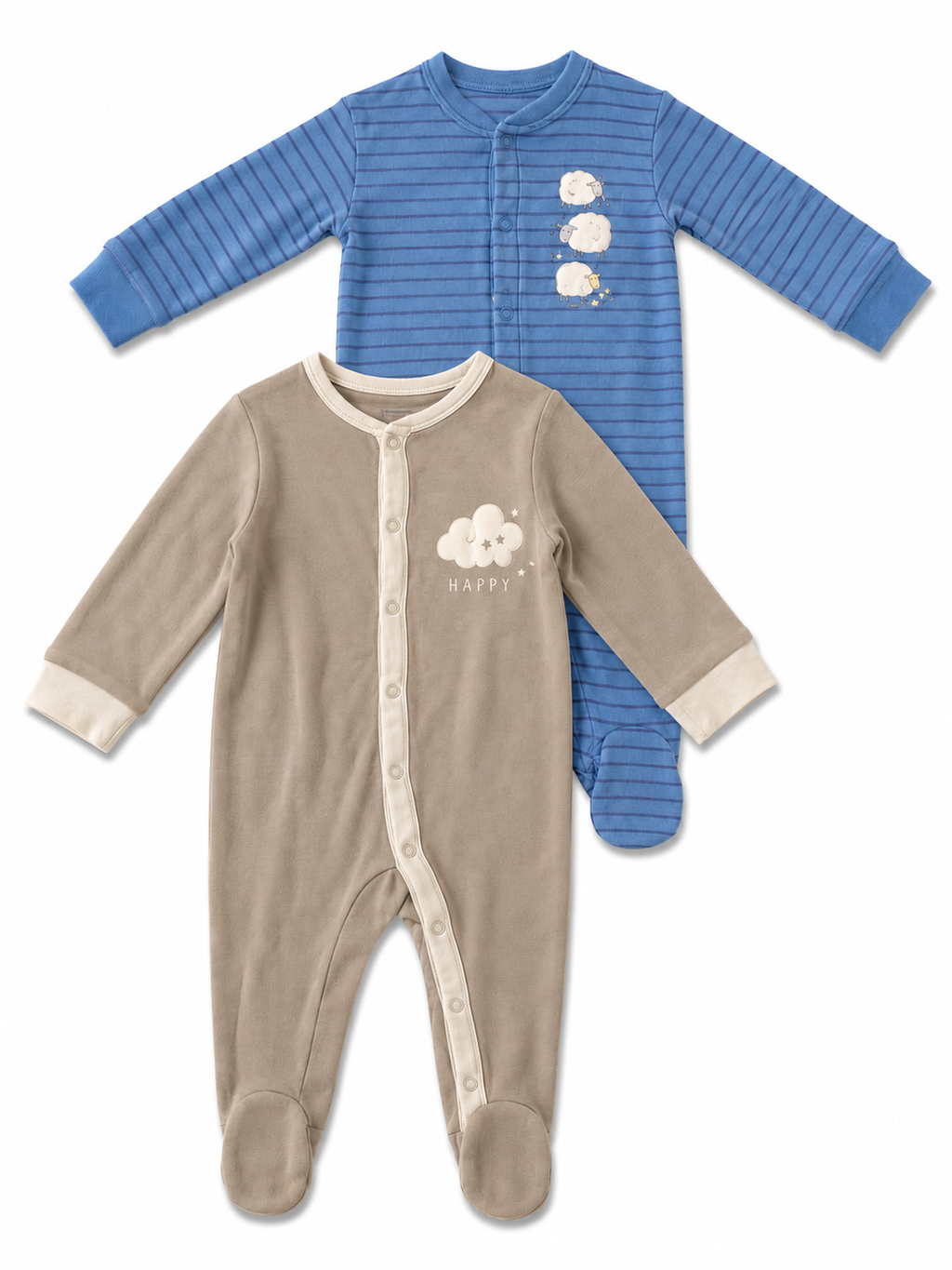 2er-Pack Schlafanzug Wolke und Schäfchen