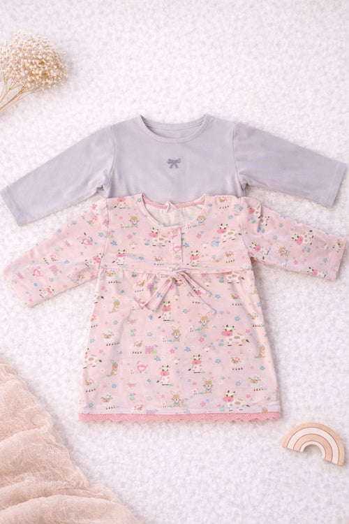2er Set Langarmshirts