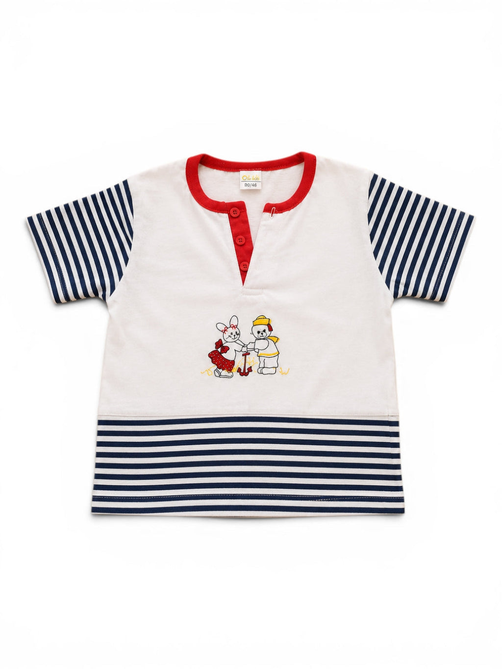 T-Shirt Gestreift Hase & Bär Obei