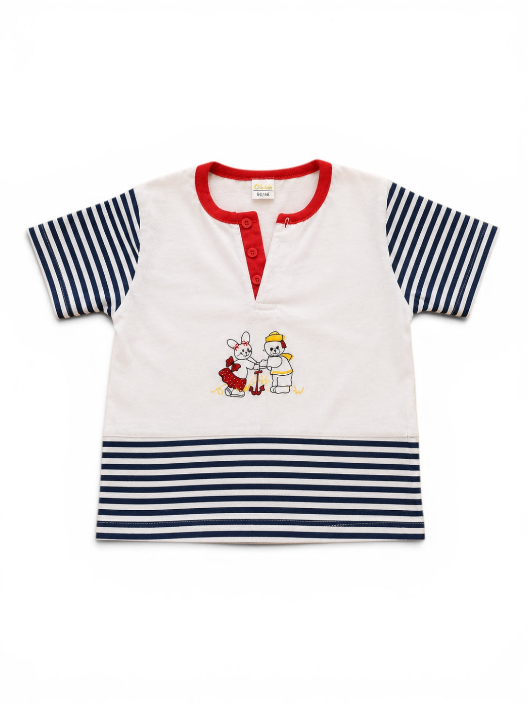 T-Shirt Gestreift Hase & Bär Obei