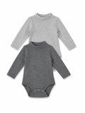Baby Body weiss gepunktet Grösse 74