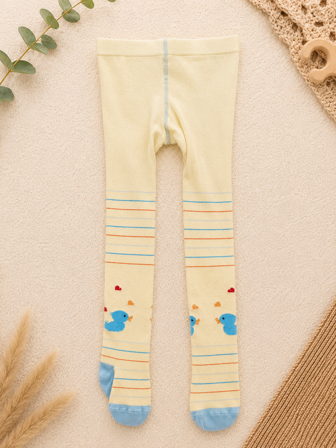 Baby Strumpfhose Gelb/Ente