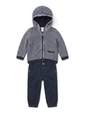 Set Strickjacke Hose Navy Fagottino & Co.